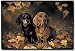   - Fiddler's Elbow Dachshunds Dachshund Designer Dog Rug Doormat Mat Polyanna Pickering