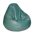 Matte Beanbag - Emerald Green