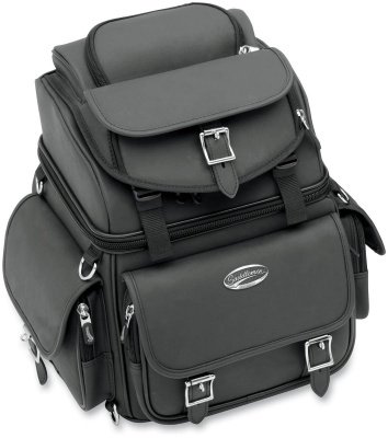 Saddlemen BR1800EX/S Combination Backrest, Seat and Sissy Bar Bag without Studs 3515-0118 On Sale