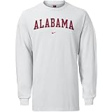 Nike Alabama Crimson Tide White College Classic Long Sleeve T-shirt