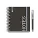 ESPRIT ESP 324006 PURE paper+friends Kangaroo Book DIN A5+ with Pen ca. 21 x 21,5 x 3 cm, anthracite