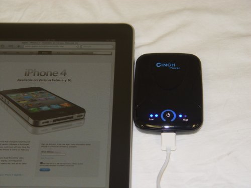 Cinch CP507 5000mAh External Battery pack for iPhone 4 4G, iPhone 3G 3GS, iPod Touch (1G 2G 3G4G), Motorola Droid , HTC Android Phones, Blackberry (curve, bold, tour, storm)