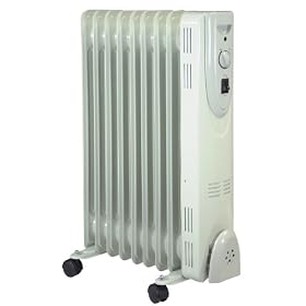 2 kW 9 Fin Oil Filled Radiator
