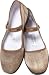 Bronze Solid Silk Mary Jane Chinese Shoes