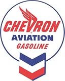 Signpast Reproduction Vintage Sign, CHEVRON AVIATION