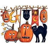 Jack-O-Lanterns & Cat Womens T-Shirt Dress