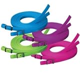 Weaver Graphite Nylon Split Reins Hurricane Blue