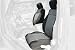 Rugged Ridge 13214.09 Black/Grey Custom Neoprene Front Seat Cover - Pair
