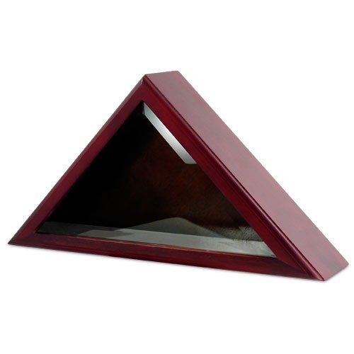 Cadet II Flag Display Case for 3ft x 5ft Flag in Cherry