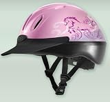 Troxel Pink Dreamscape Spirit Riding Helmet small