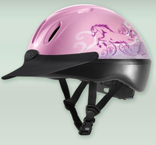 Troxel Pink Dreamscape Spirit Riding Helmet medium