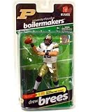 McFarlane Toys NCAA COLLEGE Football Sports Picks Series 2 Action Figure Drew Brees (Purdue Boilermakers) White Jersey Bronze Collector Level Chase
