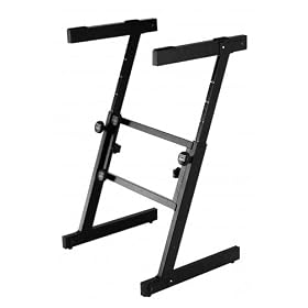 On Stage KS7350 Pro Heavy Duty Folding Z Keyboard Stand