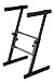 Musical Instruments : OnStage KS7350 Folding Keyboard Z-Stand