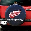 Detroit Red Wings NHL Spare Tire Cover (Black) by Fremont Die