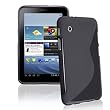 eForCity TPU Rubber Case Compatible with Samsung� Galaxy Tab 2 P3100 / P6200 / 7.0-inch, Black S Shape