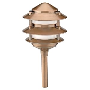Intermatic CL191K Malibu Outdoor One-Light Three-Tier Light with 11-Watt Wedge Base Bulb,... by Intermatic