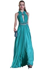 Sexy Crystal Lace Crystals Applique Beaded  Chiffon/Taffeta/Tulle High-Neck Club Dress/Quinceanera Dress  With Rhinestones