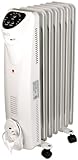 NewAir AH-450 Electric Oil-filled Radiator Space Heater With Programmable Thermostat