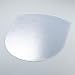 AntiStaticMat Contour Chair Mat for Medium Pile Carpet, 39 x 49, No Lip, Clear - Sold as 1 Each