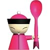 A di Alessi Mr Chin Egg Cup, Red (ASG82R)