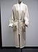  : Microfiber and French Terry Robe, Shawl Collar, Beige