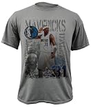 Jason Terry Dallas Mavericks Titanium Caged Player Soft Hand Pigment-Dyed Premium T-Shirt