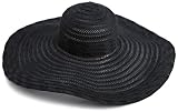 Jessica Simpson Womens Ribbon Braided Floppy Hat