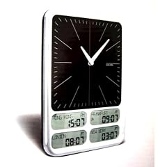 Wanduhr "Matrix" wei�