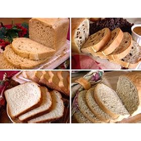 The Weekend Collection: Bread Machine Mixes (Honey Graham Granola, California Raisin, Sour Cream White, American White Rye)