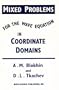 Mixed Problems for the Wave Equation in: Coordinate Domains.