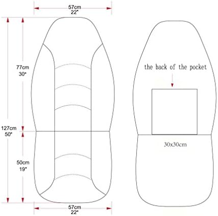 Leader Accessories 1pcs Genuine Sheepskin Seat Cover for Car,Truck,SUV High Back Front Seats Gray