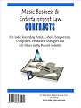 Music Business & Entertainment Law Contracts for Indie Recording Artist, Labels, Songwriters, Composers, Producers, Managers and All Others in the Record Industry. Preprinted Binder
