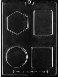 Buy 4 SHAPE SOAP BARS Miscellaneous Candy Mold Chocolate