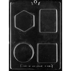 Buy 4 SHAPE SOAP BARS Miscellaneous Candy Mold Chocolate now!