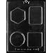 4 SHAPE SOAP BARS Miscellaneous Candy Mold Chocolate