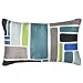 Home Geo Stripe Toss Pillow - Blue (12x20")