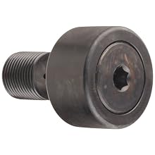 RBC Cam Follower CH48LW 1.500" Outside Diameter, Heavy Duty Stud Type, Hex Head, Sealed, Crowned Outer Ring Cam Follower