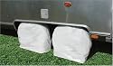 Camco RV 30-32" Arctic White Vinyl Wheel & Tire Protector - Set of 2