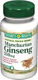 Nature's Bounty Natrural Manchurian Ginseng 250mg, 50 Softgels (Pack of 2)
