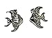 Old School Geekery Tropical Fish Cage Brand Jewelry Making Supplies - Hollow Silver Plated Bead Cage Pendant - Make your own necklace, locket, scent locket - Add a bead, pearl, rock, sea glass
