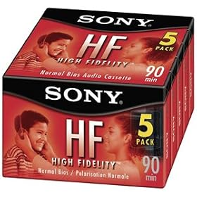 Click here to buy Sony HF 90 - High Fidelity - cassette - 5 x 90min - Normal BIAS by Sony.