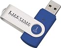Lifetime USB 2.0 QuickStick Swivel Flash Drive, 16gb