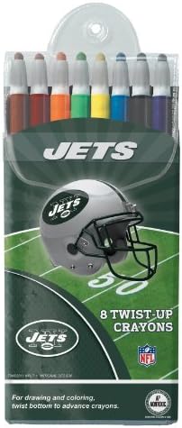 New York Jets Twist-up Crayons, 8 Pack - NFL (12018-QUT)