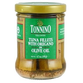 Tonnino Tuna Filets with Oregano in Olive Oil - 6.7 oz by Tonnino