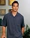Port Authority Signature Men's Big Silk Blend Camp Shirt. S533
