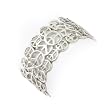 Silvertone Peace Theme Stretch Bracelet Fashion Jewelry