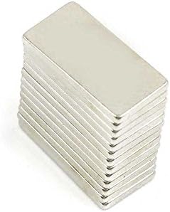 10pcs 15/32" x 7/32" x 1/32 Blocks 12x6x1mm Rare Earth Neodymium strong fridge Magnets N35 Refrigerator Neodym Magnet Magneten