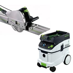 Festool TS 55 EQ Plunge Cut Saw + CT 36 E Dust Extractor Package
