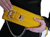Designer Abendtasche, gelb
